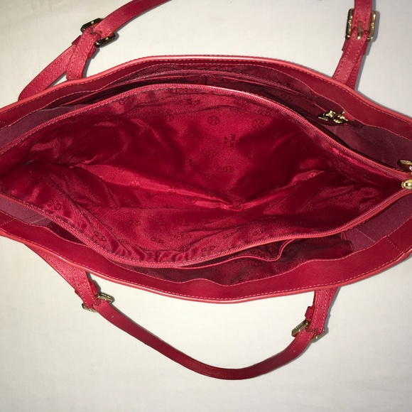 TORY BURCH Large York Tote Red - Picture 6 of 12